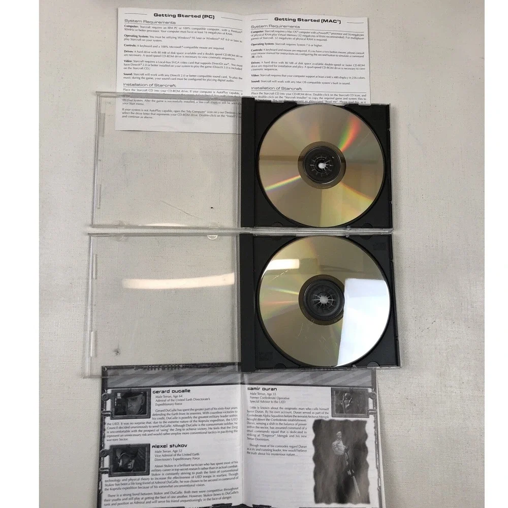 StarCraft PC Game‎ Lot Blizzard Strategy Guide Expansion Set Detailed Maps